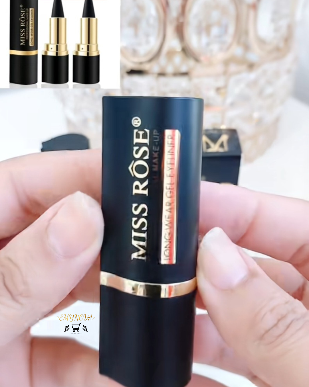 delineador de ojos miss rose